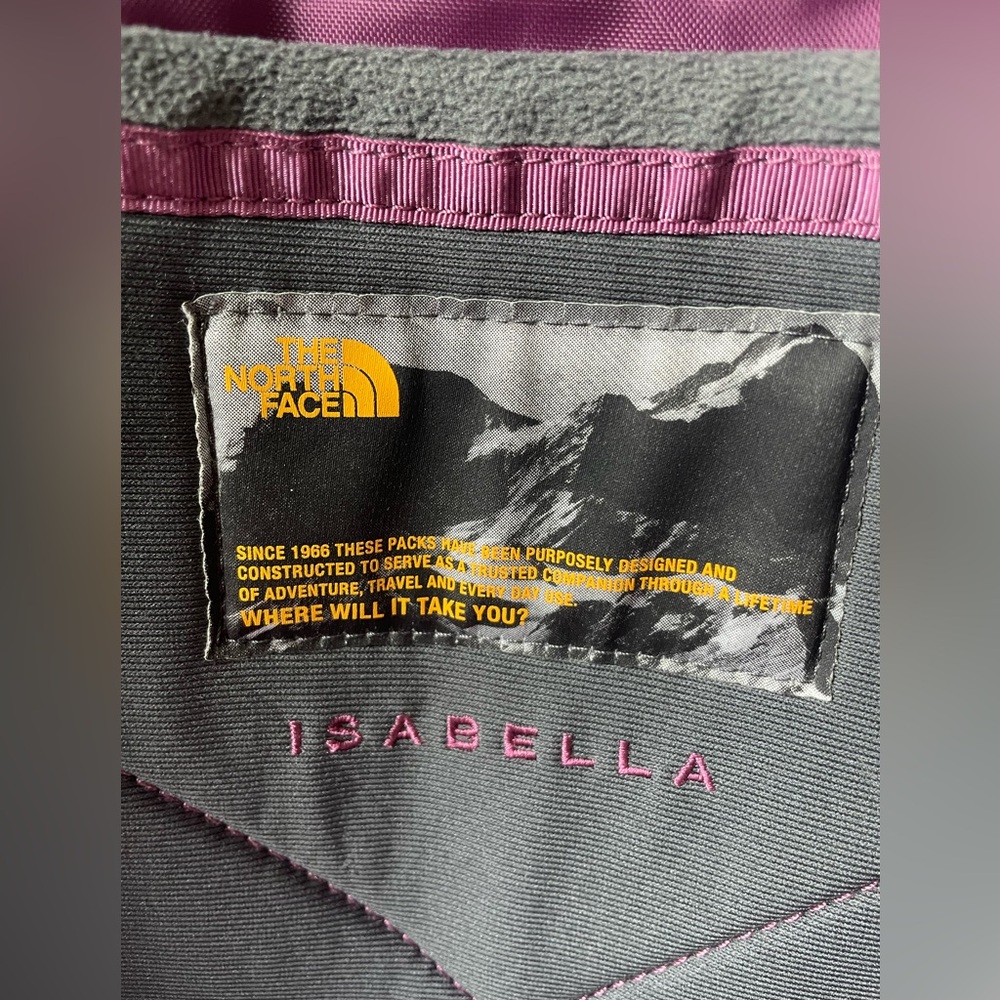 The North Face Isabella 3.0 20L Purple Backpack - Picture 10 of 12
